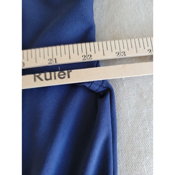 Donald Ross Mens L Pullover 1/2 Zip Blue Softshell Golf Logo Banded Waist Casual - Picture 7 of 11